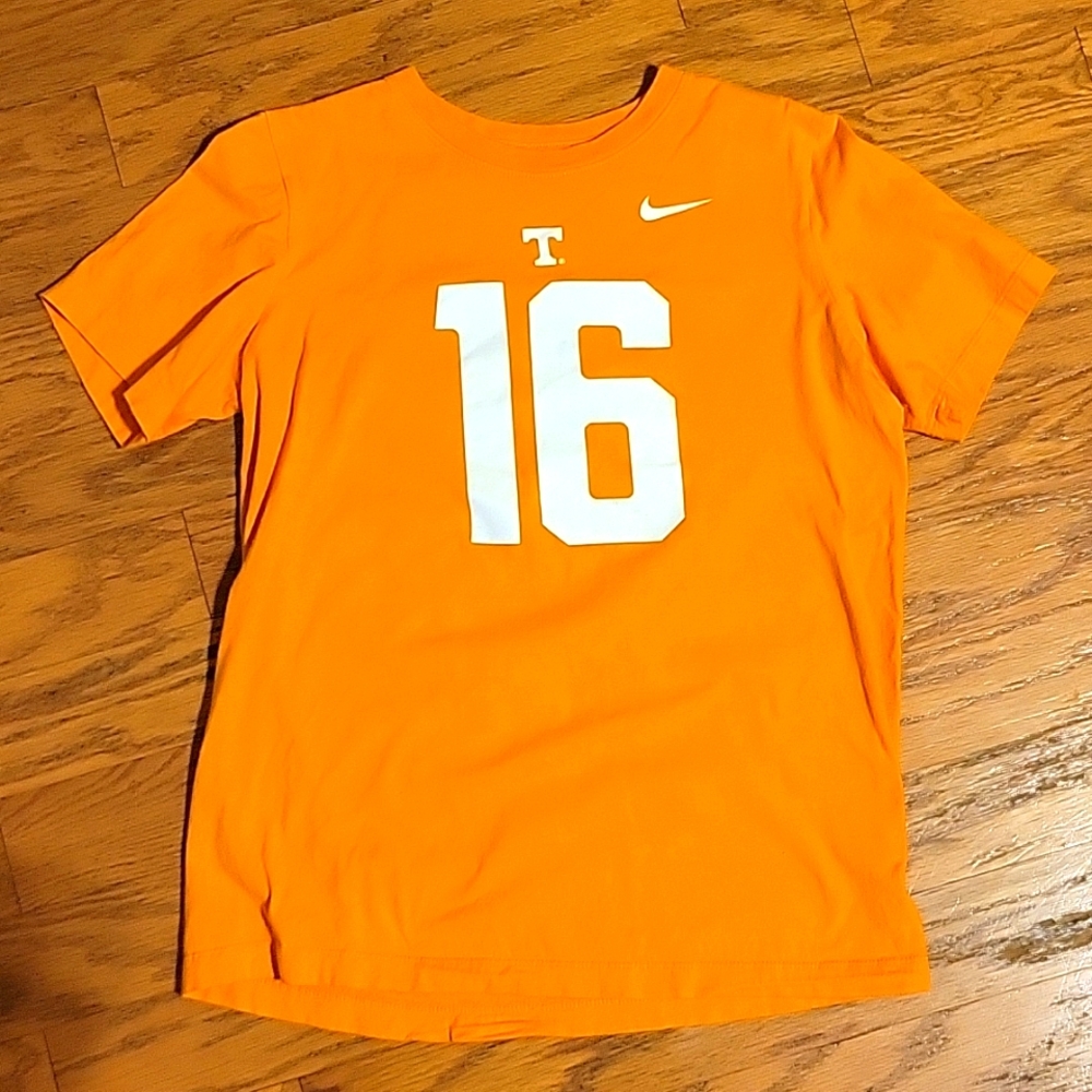 Nike Tennessee Volunteers Peyton Manning Jersey Orange Tshirt Youth XL